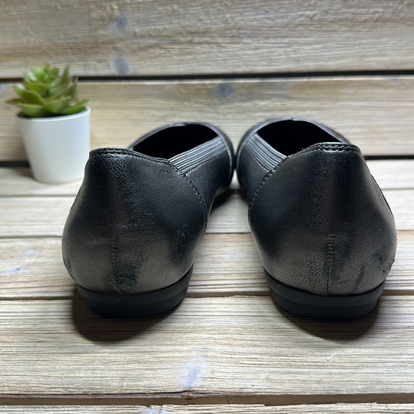 Abeo Frankly Metallic Leather Comfort Metallic Flats Size 8.5 - Picture 4 of 7